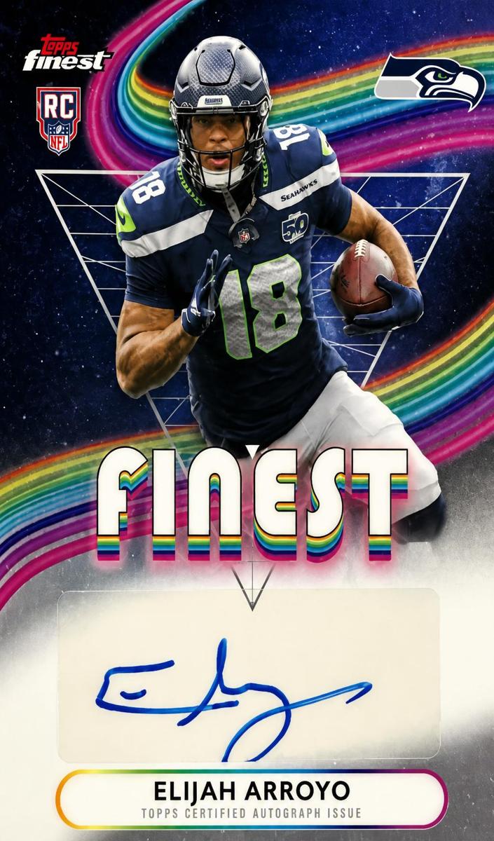 Elijah Arroyo 2025 Topps Finest Rookie Finest Autographs Football