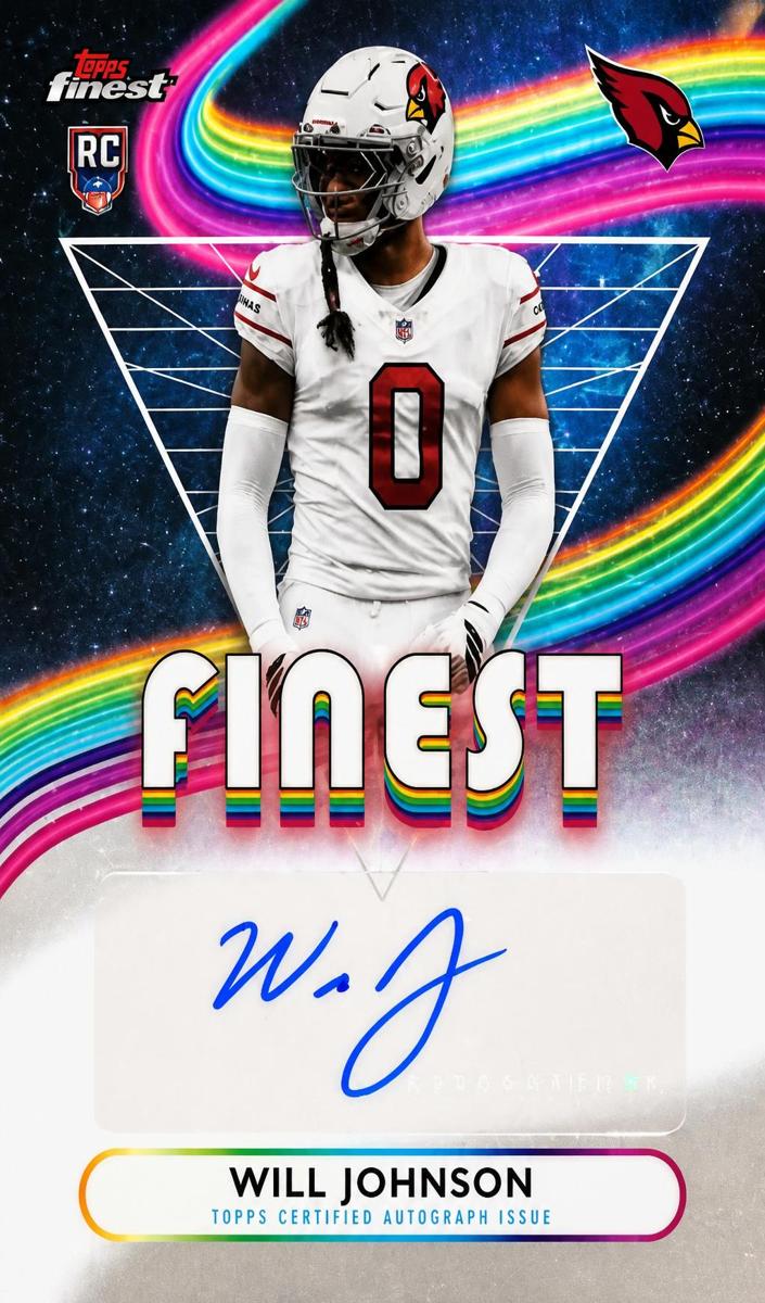 Will Johnson 2025 Finest Football card