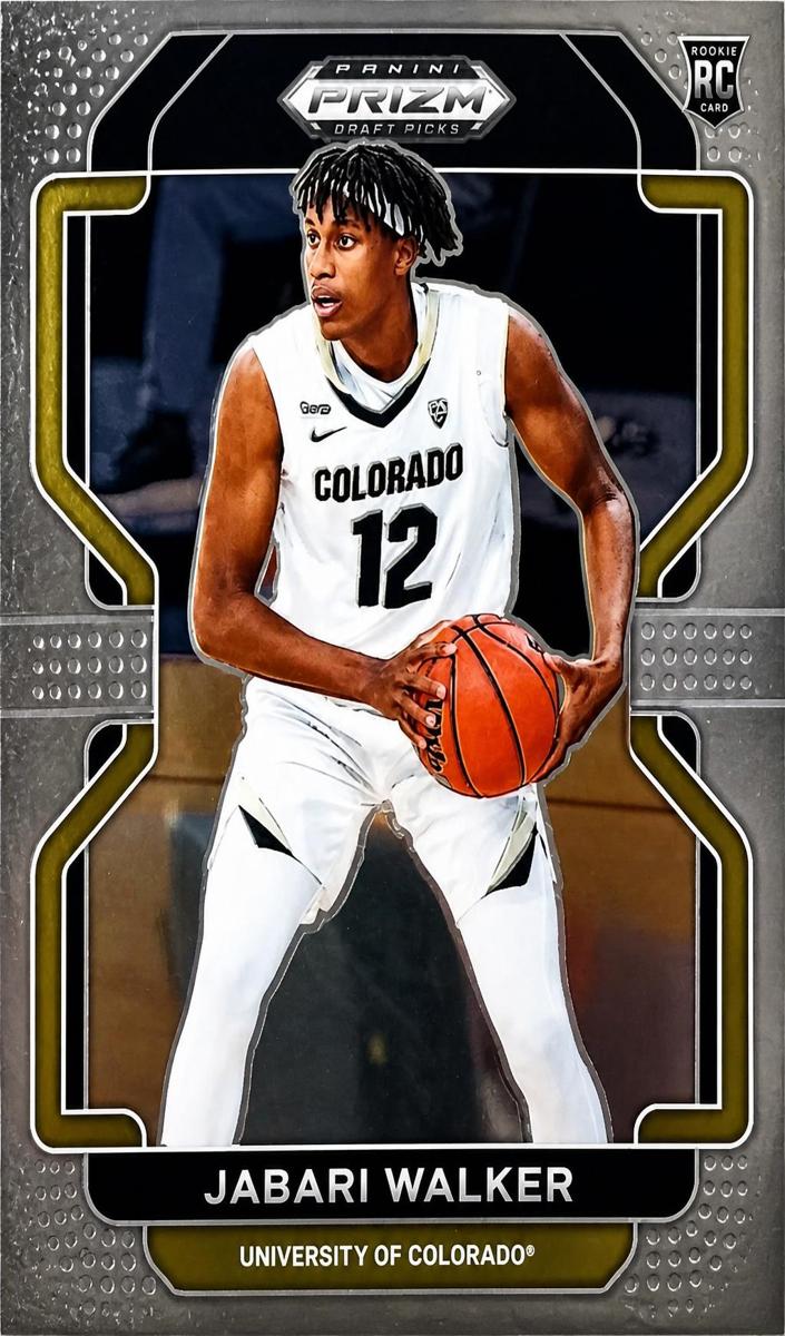 2022 Panini Prizm Draft Picks Jabari Walker #96 card