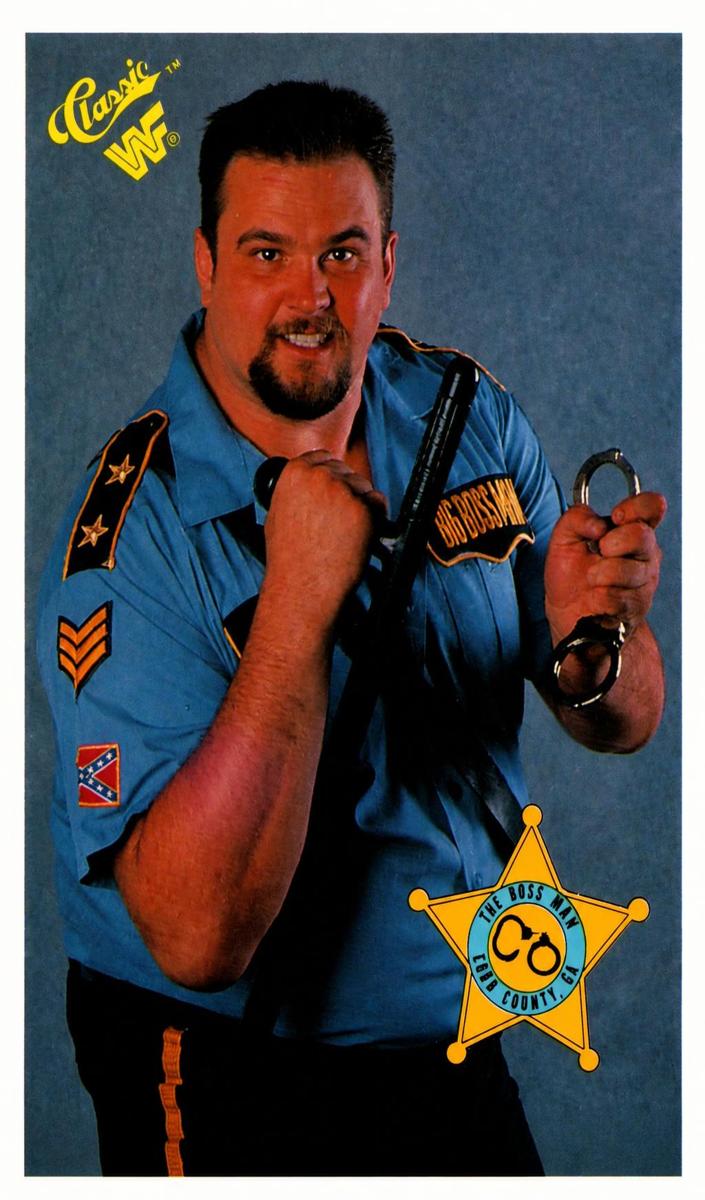 1990 Classic WWF Big Boss Man #103 card