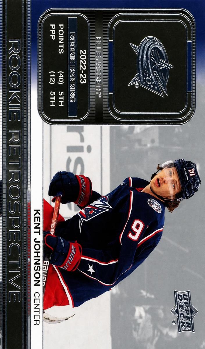 2023 Upper Deck Kent Johnson #RR-10 card