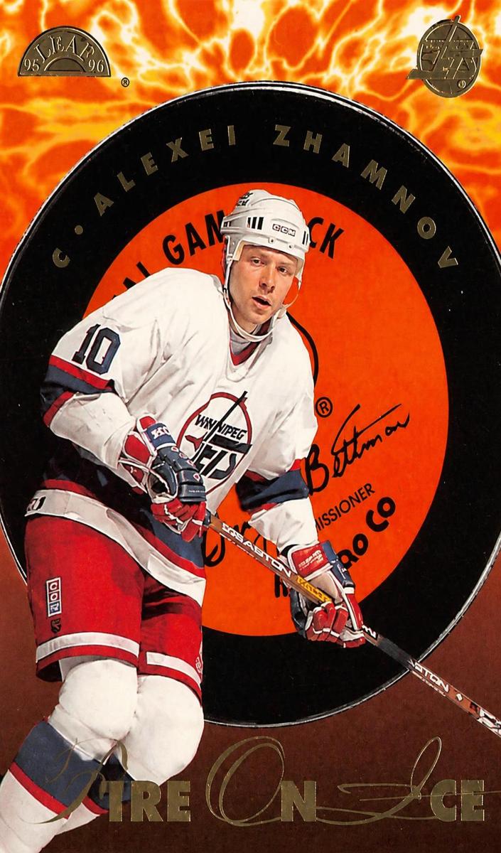 1995 Leaf Alexei Zhamnov #3 card