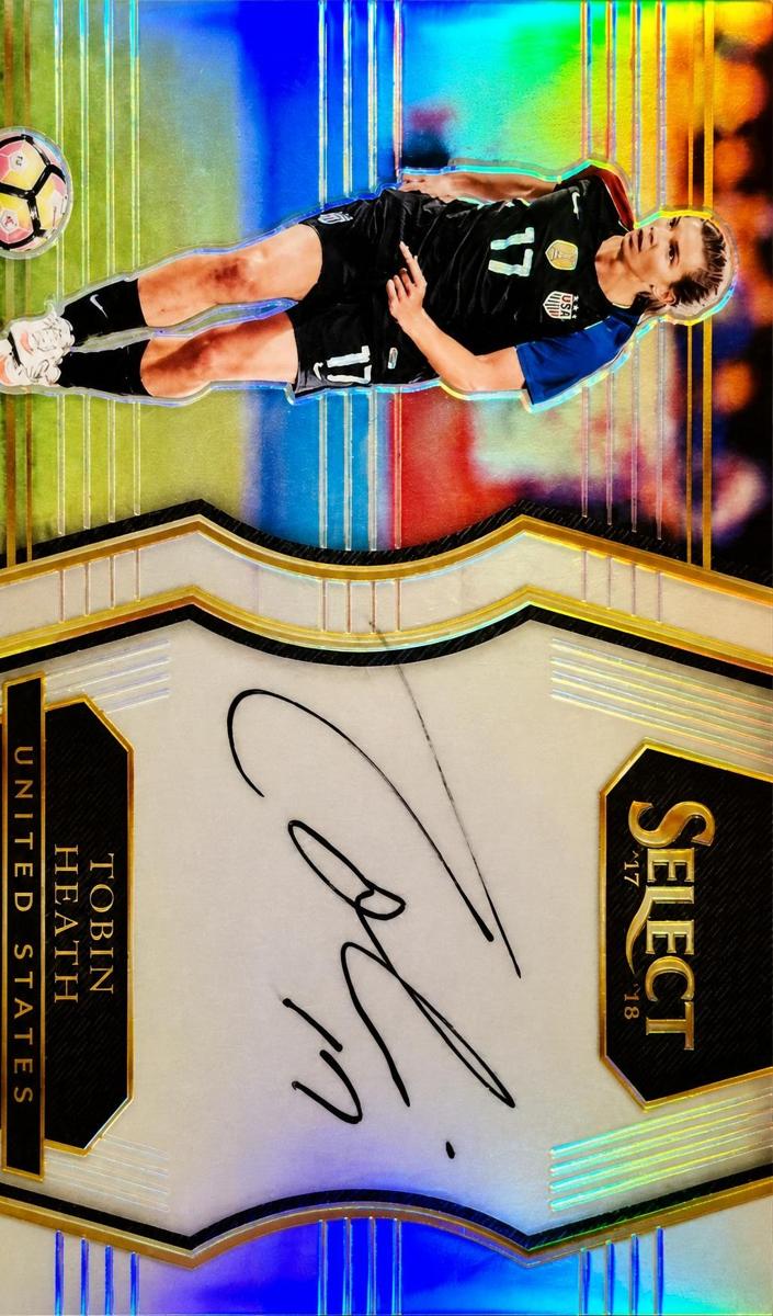 2017 Panini Select Tobin Heath #SS-THE card