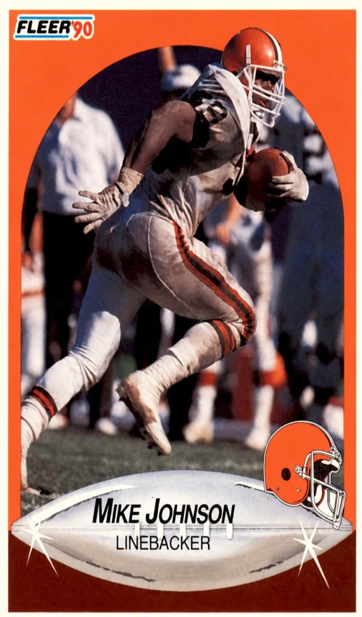 1990 Fleer Mike Johnson #50 card