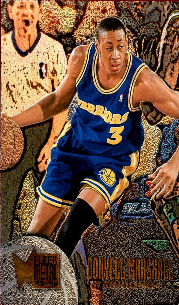 1995 Fleer Metal Donyell Marshall #33 card