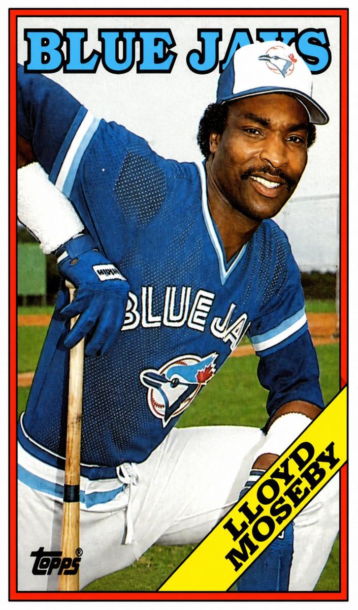 1988 Topps Lloyd Moseby #565 card