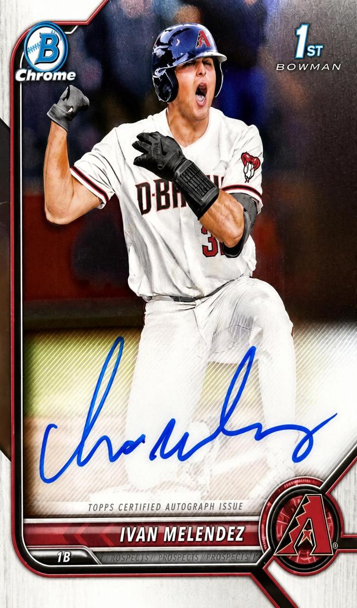 2022 Bowman Draft Ivan Melendez #CDA-IM card