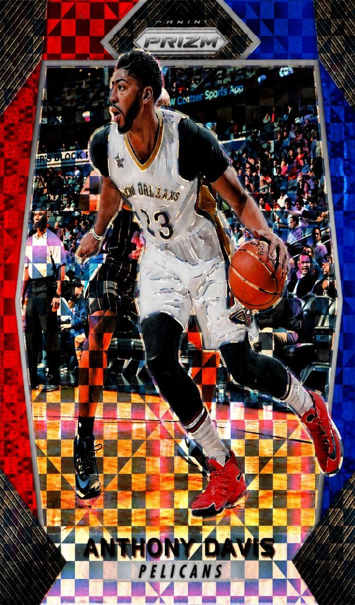 2017 Panini Prizm Anthony Davis #121 card