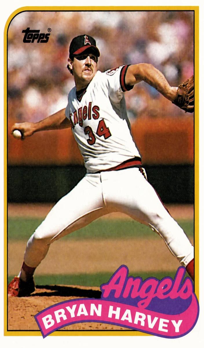 Bryan Harvey 1989 Topps Baseball