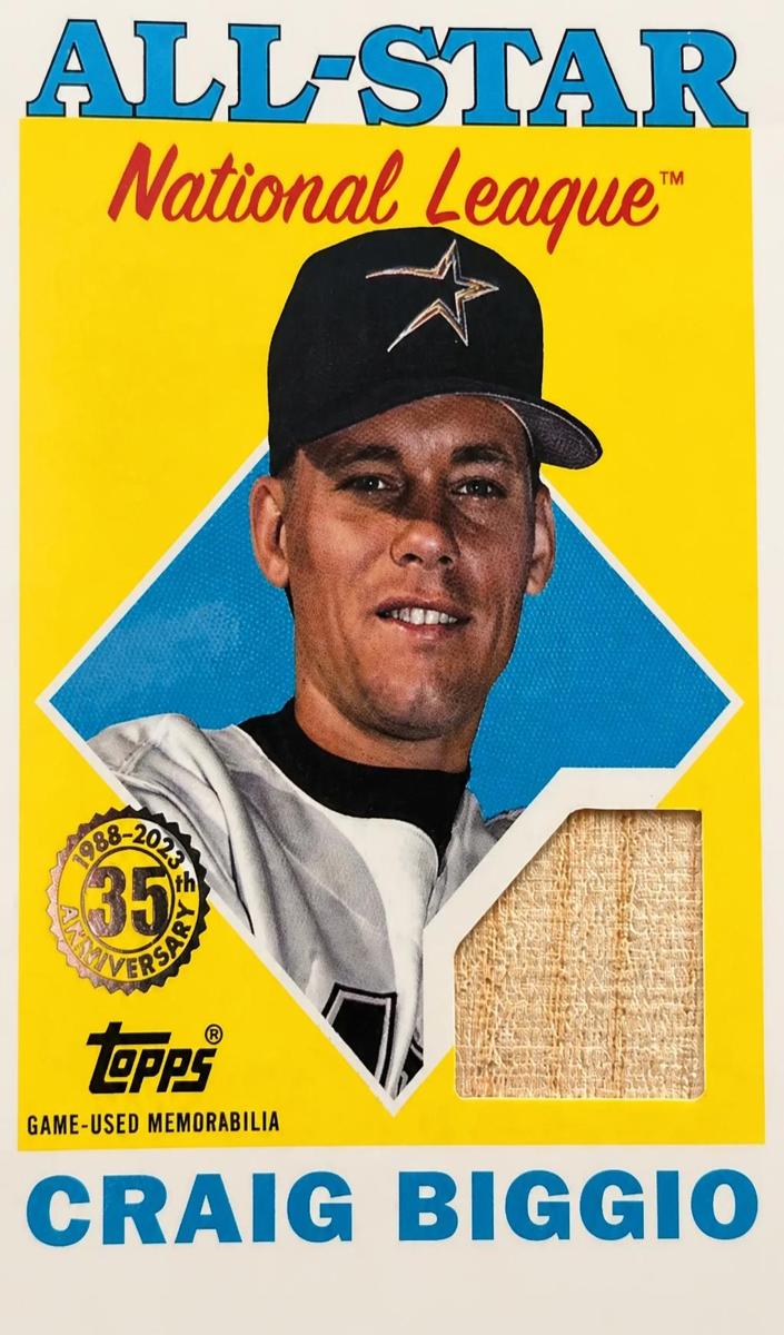 2023 Topps Craig Biggio [Platinum] #88ASR-CB card