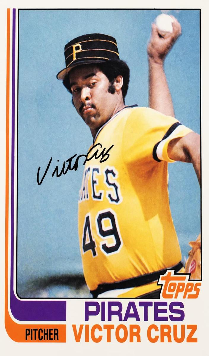 1982 Topps Victor Cruz #263 card