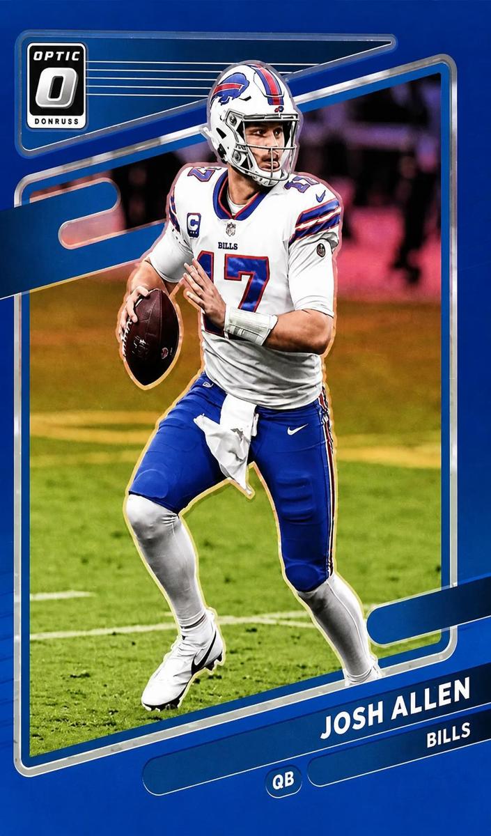 2021 Donruss Optic Josh Allen [Blue] #53 card