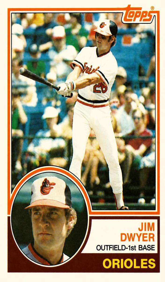 1983 Topps Jim Dwyer #718 card