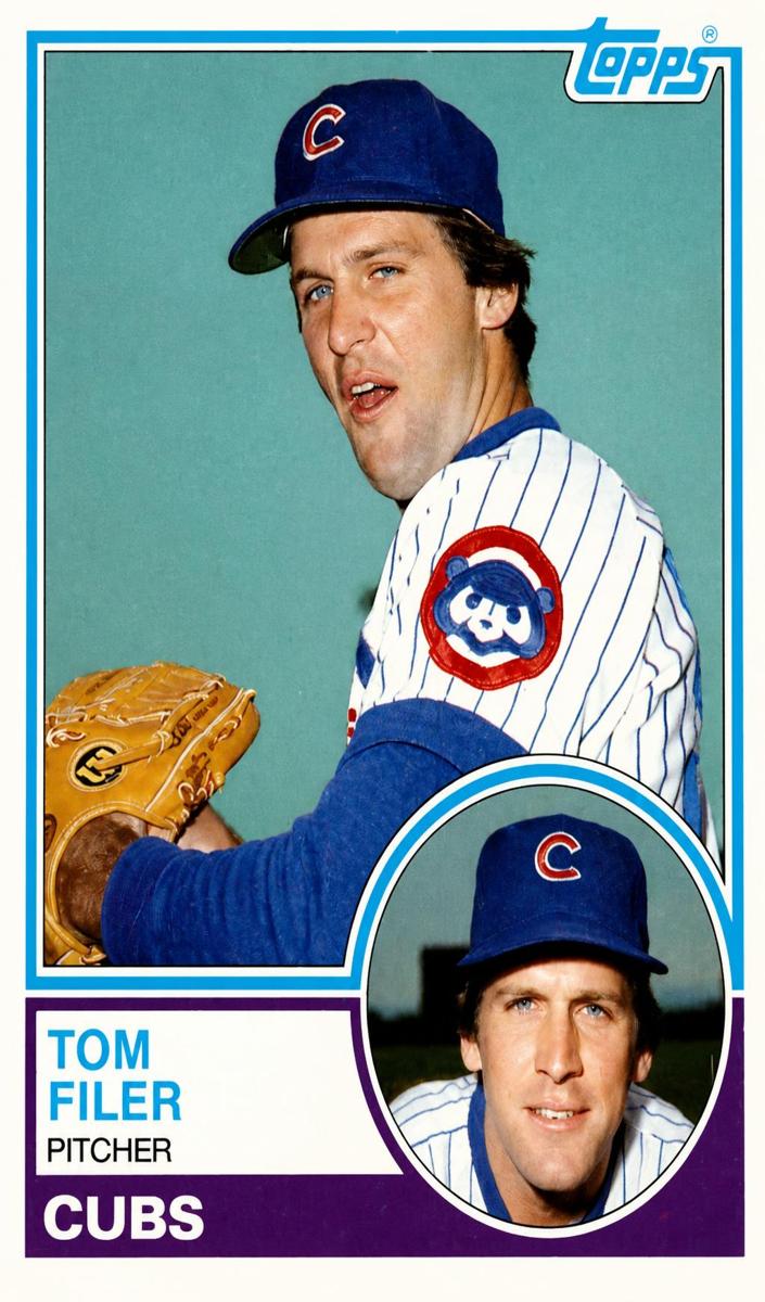 1983 Topps Tom Filer #508 card