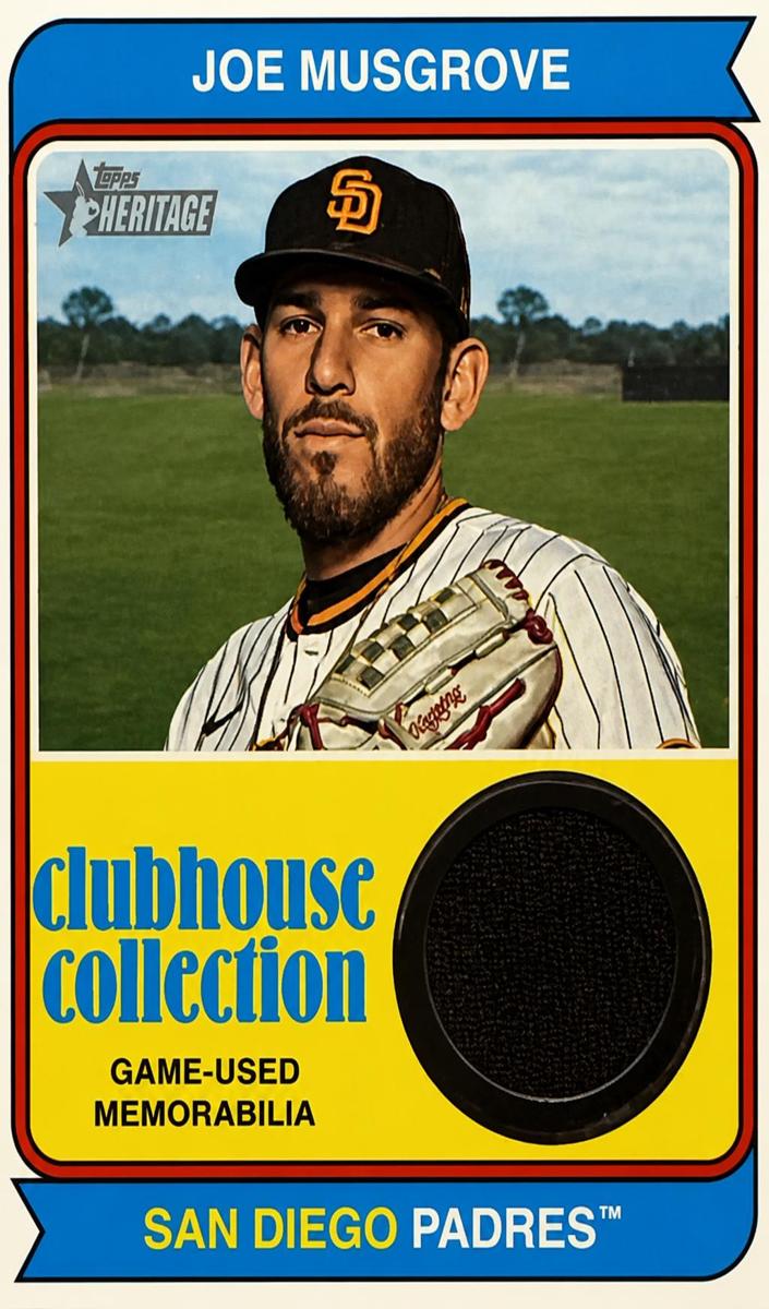 2023 Topps Heritage High Number Joe Musgrove #CCR-JM card