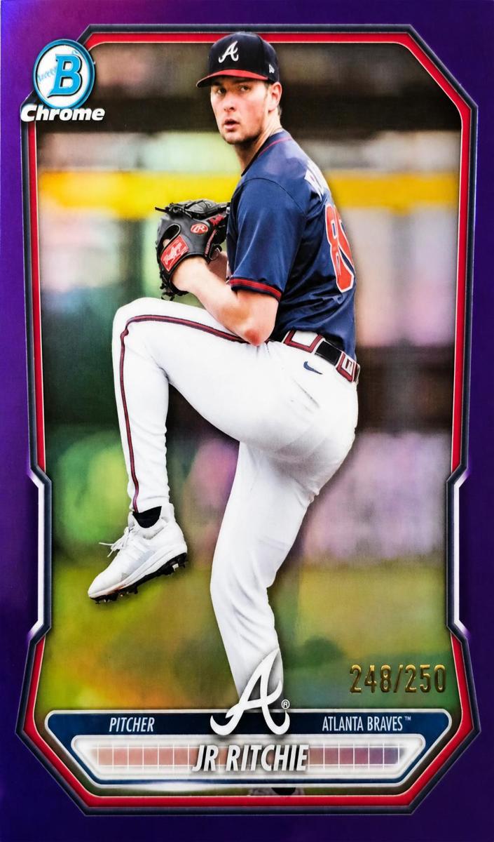 2026 Bowman Chrome Prospect JR Ritchie [Lava Refractor] #BCP-123 card