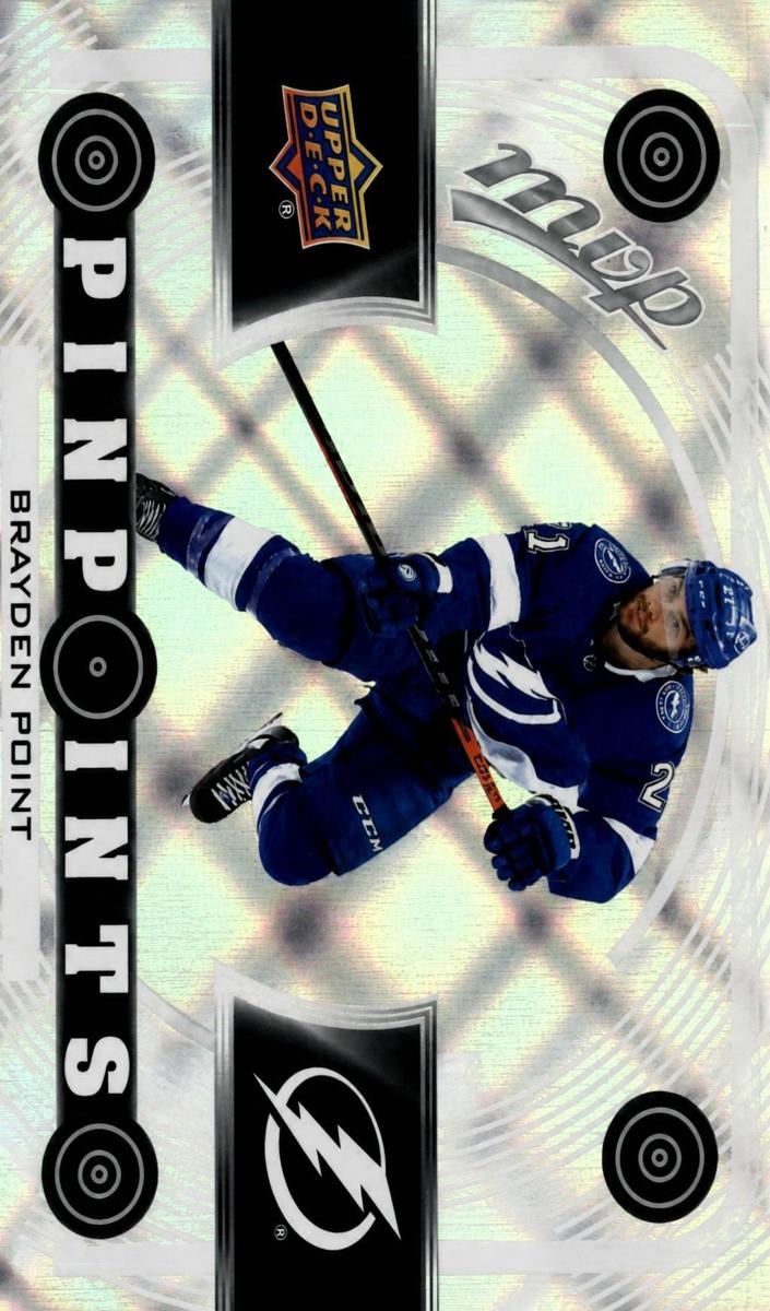 2022 Upper Deck MVP Brayden Point #PP-17 card