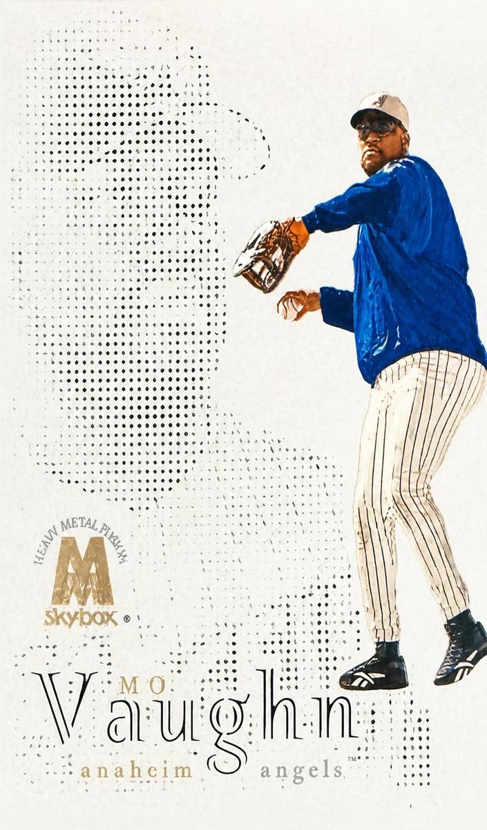 1999 Skybox Molten Metal Fusion Mo Vaughn #30F card