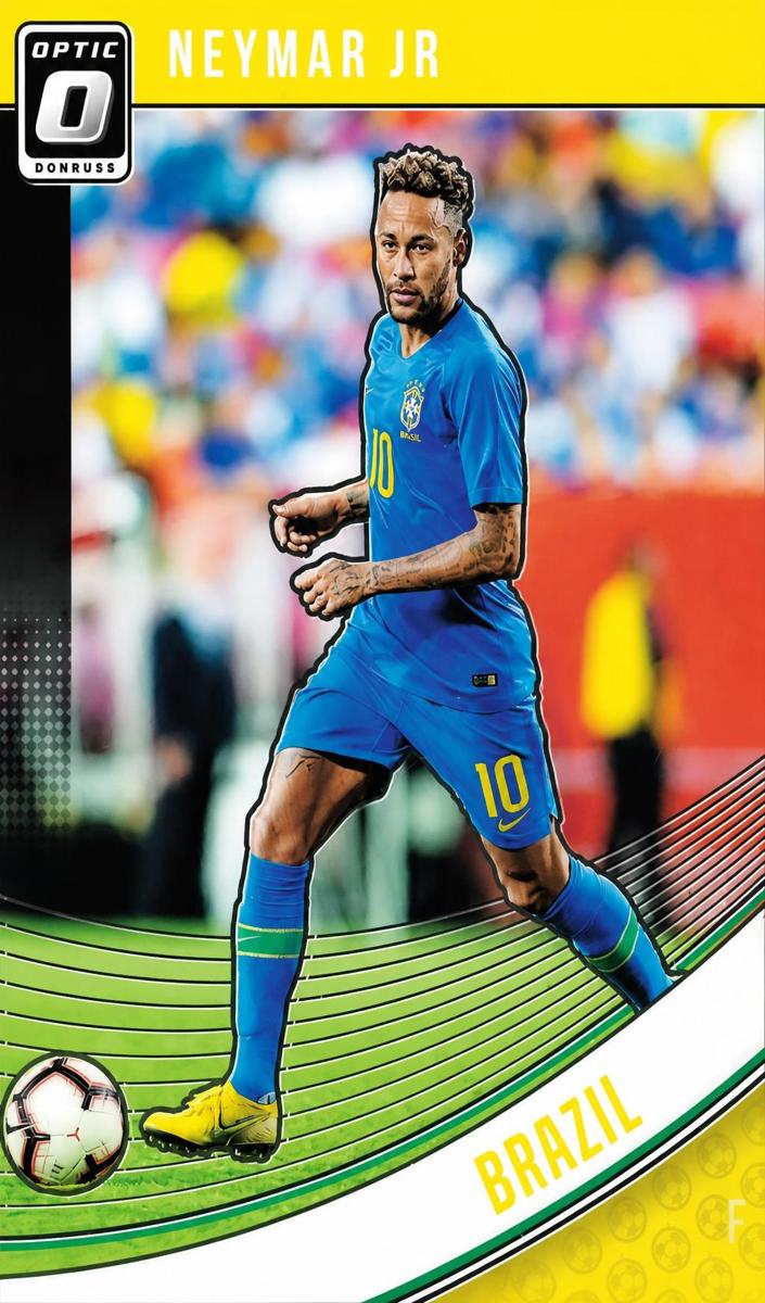 2018 Panini Donruss Neymar Jr #104 card