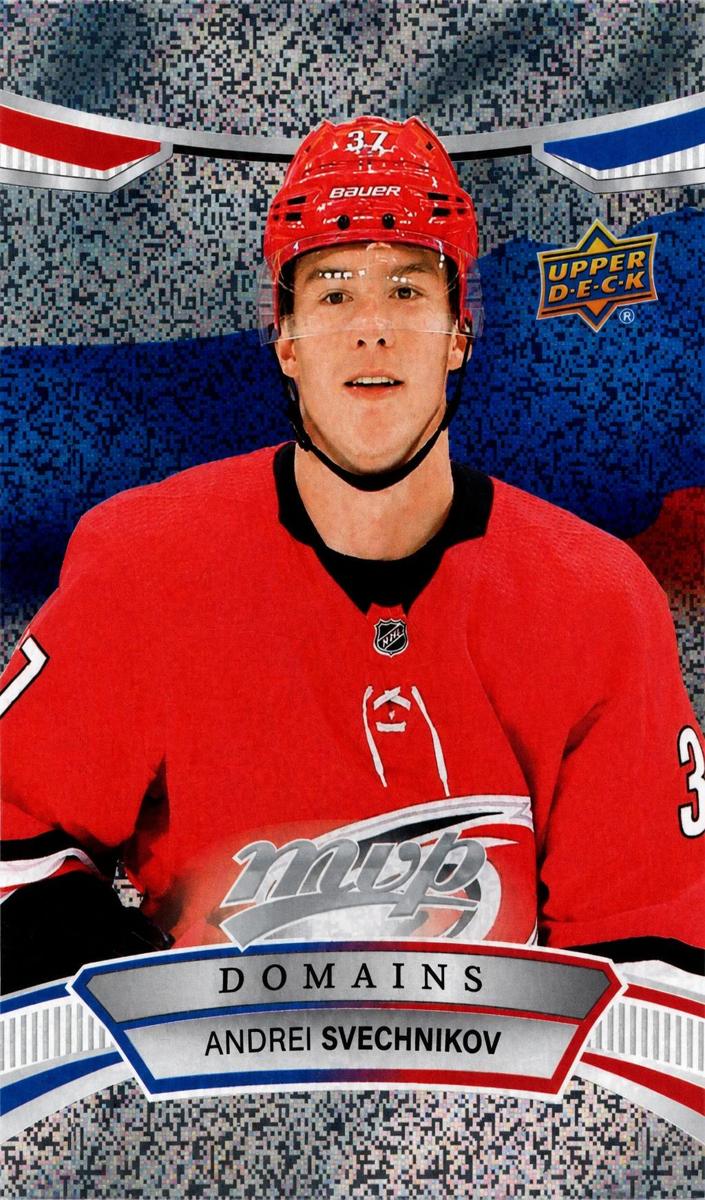 2022 Upper Deck MVP Andrei Svechnikov #NA-19 card