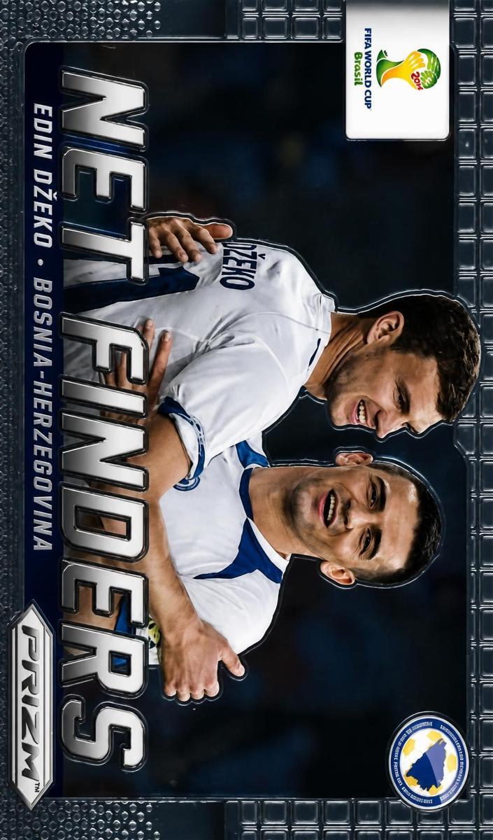 2014 Panini Prizm World Cup Edin Dzeko #4 card