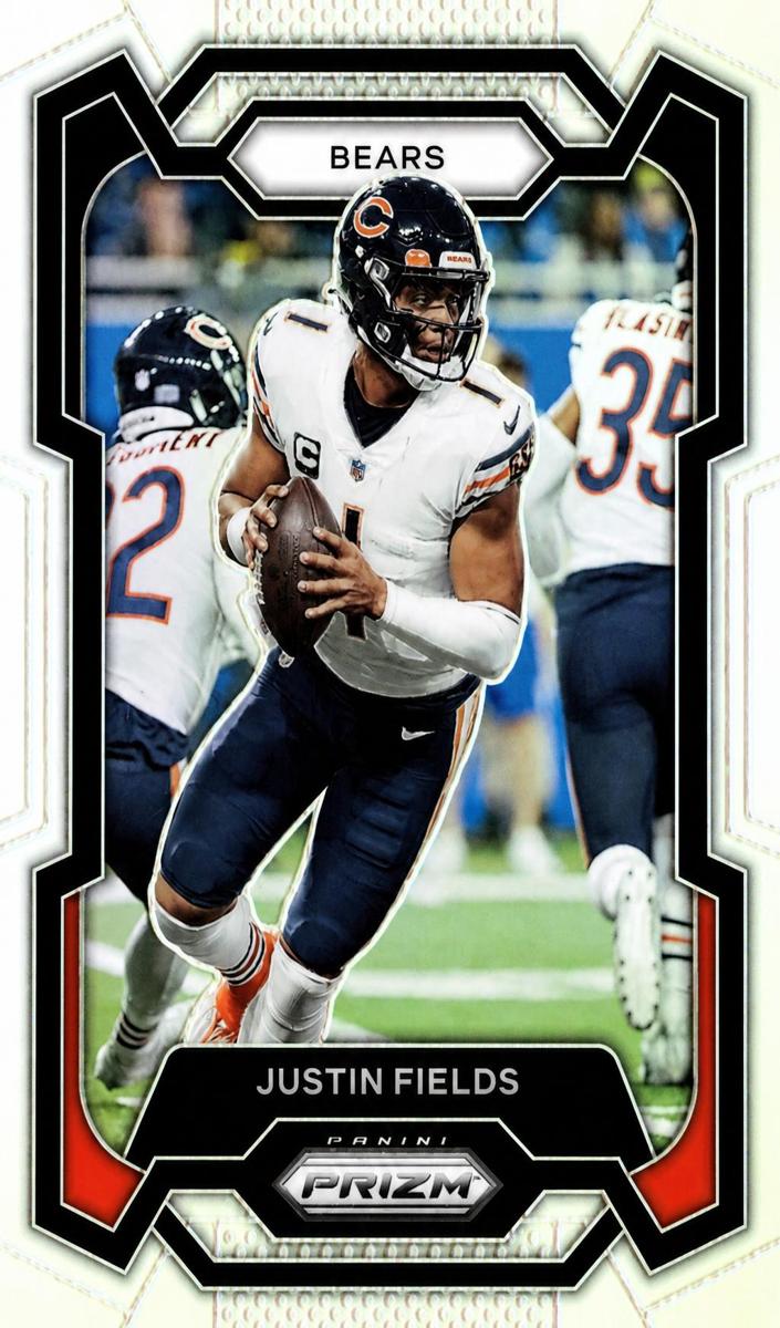 Justin Fields 2023 Prizm Football card