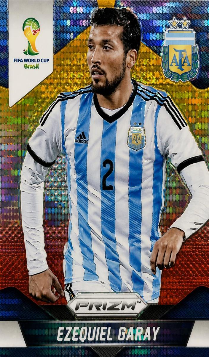 2014 Ezequiel Garay [Yellow and Red Pulsar] #5