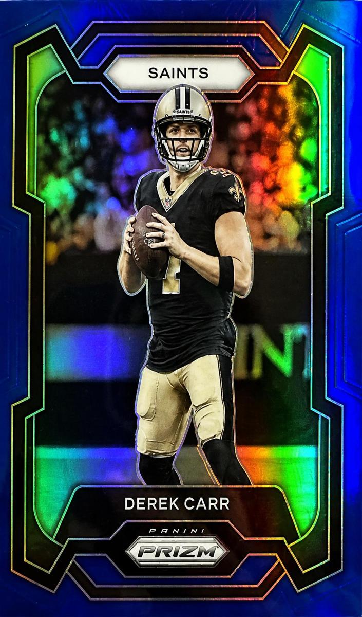 Derek Carr 2023 Prizm Football card