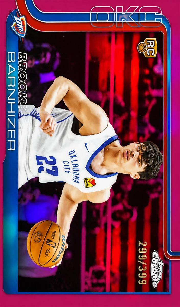 Brooks Barnhizer 2025-26 Topps Chrome Basketball card