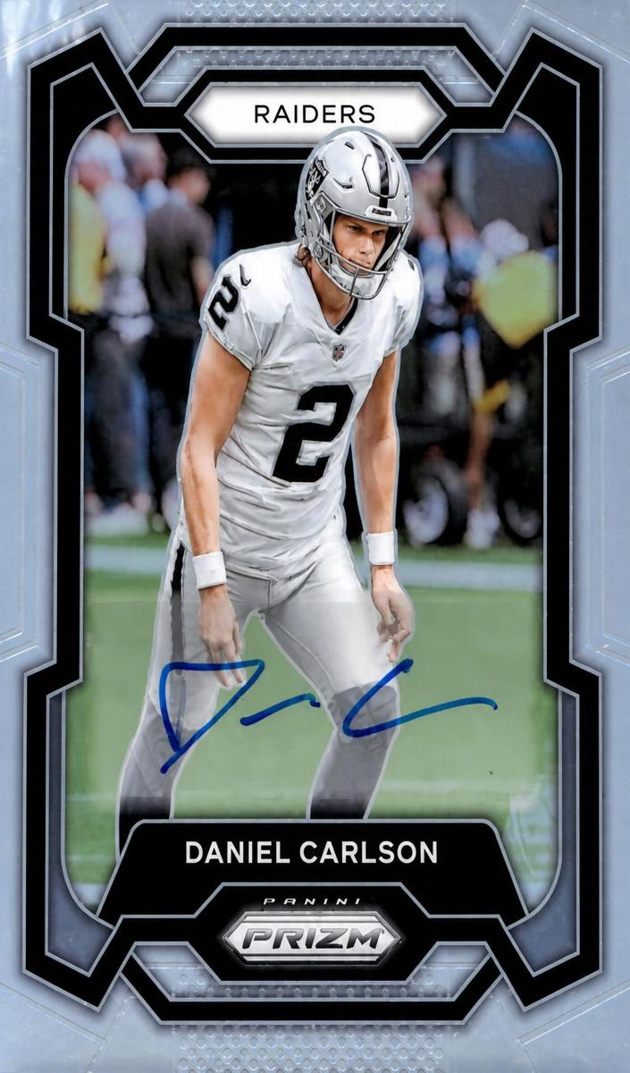 Daniel Carlson 2023 Prizm Football card