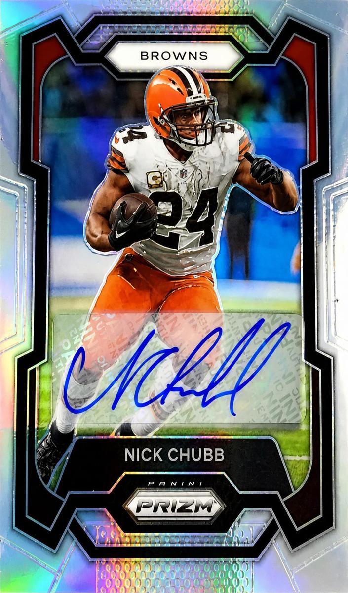 Nick Chubb 2023 Prizm Football card