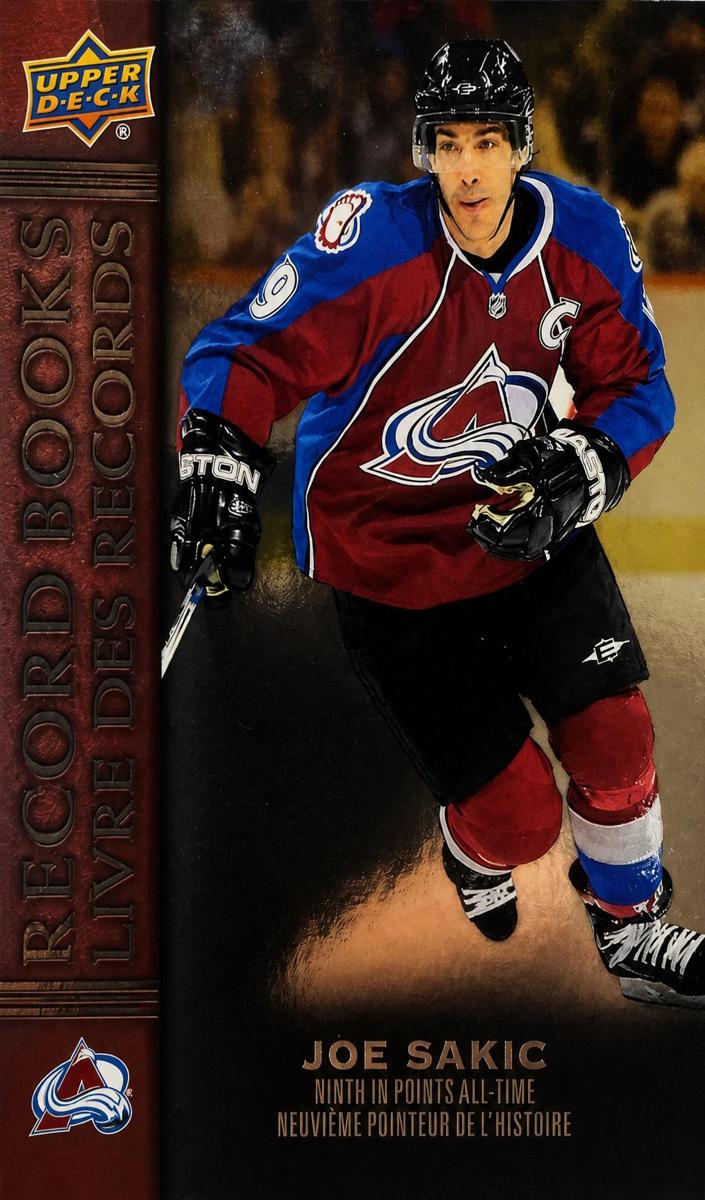 2023 Upper Deck Tim Hortons Legends Joe Sakic #RB-13 card