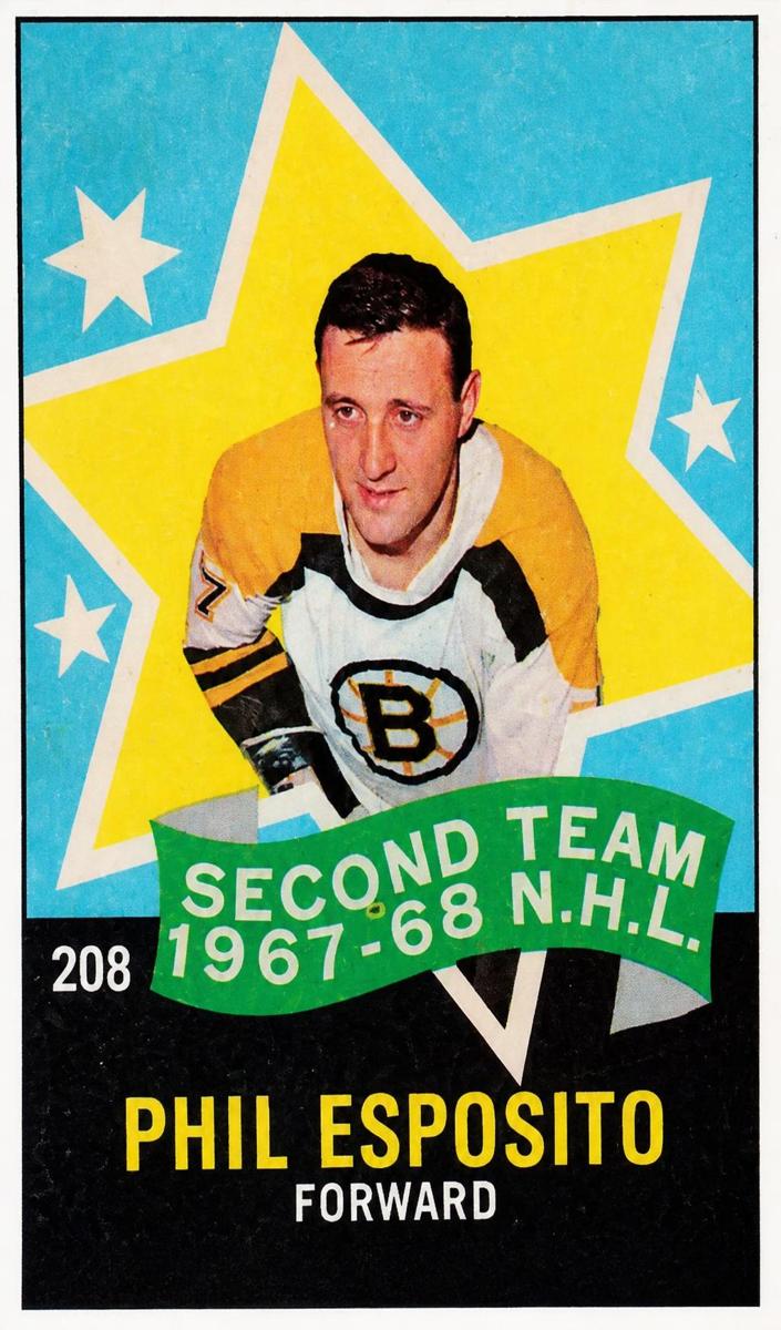 1968 Phil Esposito #208
