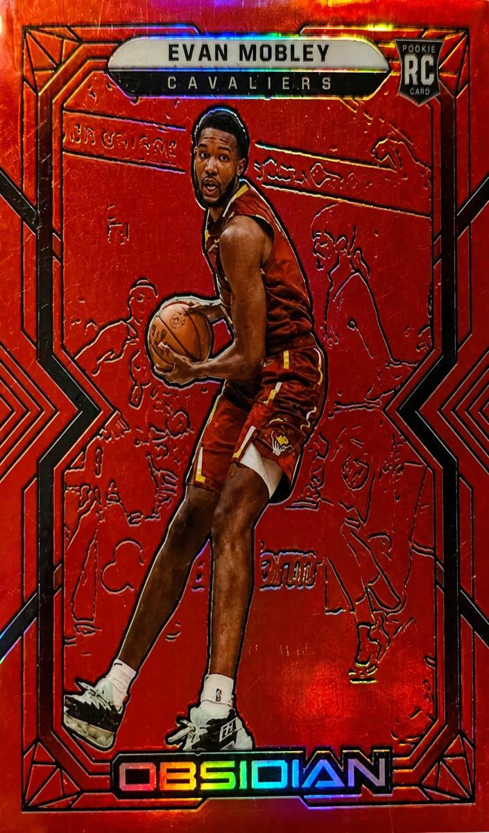 2021 Evan Mobley [Electric Etch Red Flood] #153