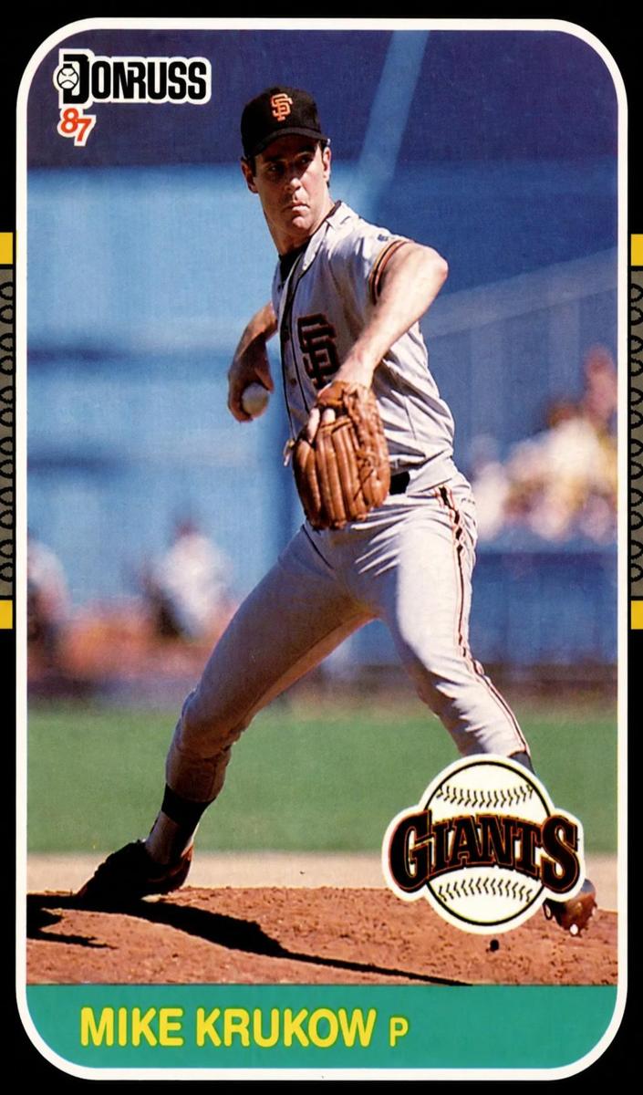 1987 Mike Krukow #609