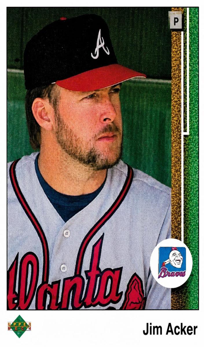 1989 Upper Deck Jim Acker #52 card