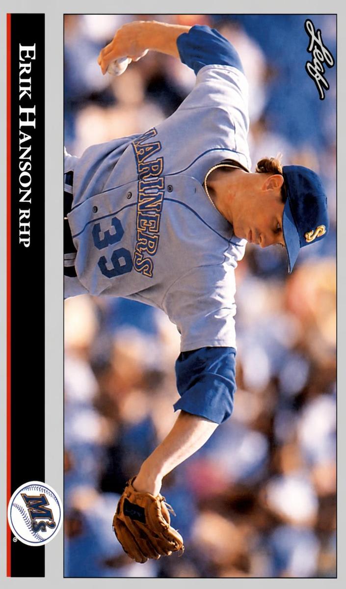 1992 Leaf Erik Hanson #23 card