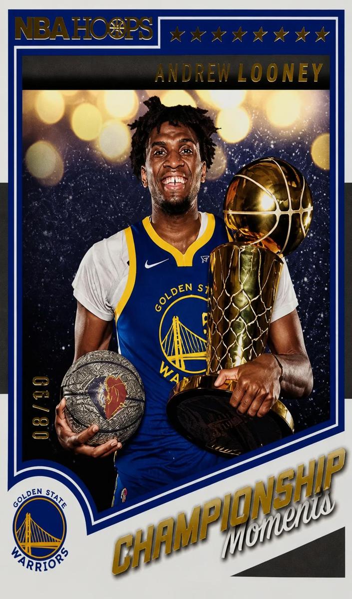 2022 Panini Hoops Kevon Looney #96 card