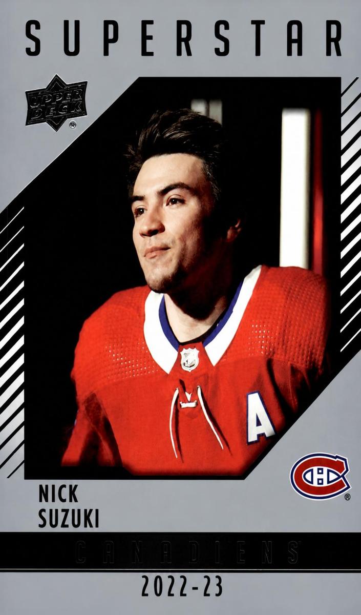 2022 Upper Deck Nick Suzuki [Red] #HR-35 card