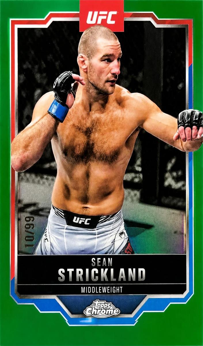2025 Sean Strickland [Green Refractor] #74
