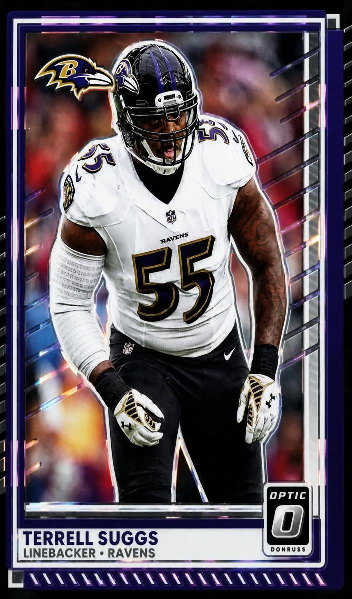 Terrell Suggs 2025 Donruss Optic Football card