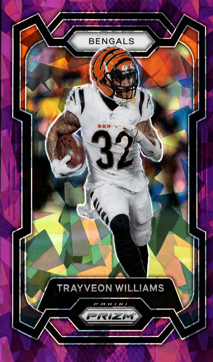 Trayveon Williams 2023 Prizm Football card
