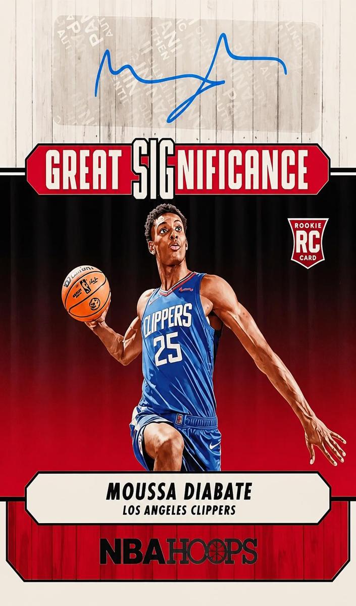 2022 Panini Hoops Moussa Diabate #GS-MSD card