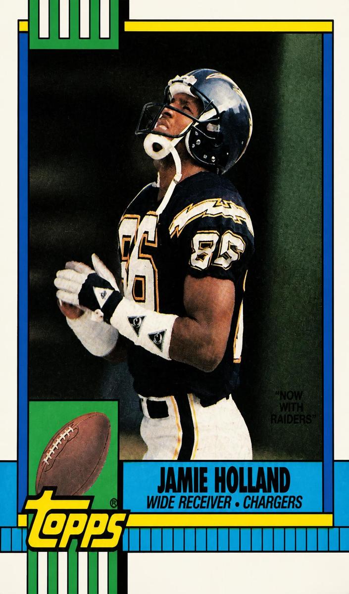 1990 Topps Jamie Holland #398 card