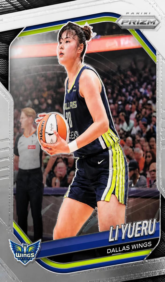 Li Yueru 2025 Prizm WNBA card