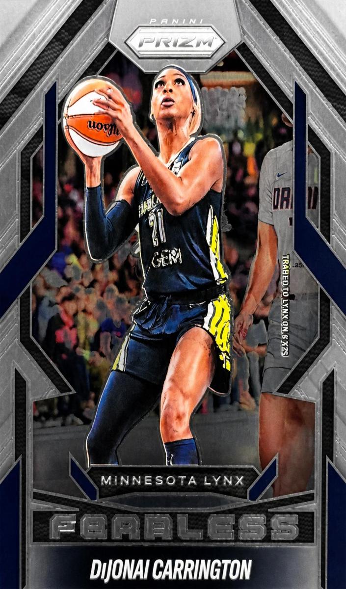 2025 Panini Prizm WNBA DiJonai Carrington #10 card