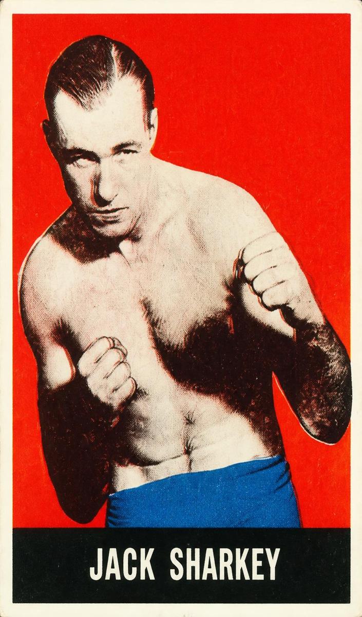 1948 Leaf Knock Out Jack Sharkey #38 card