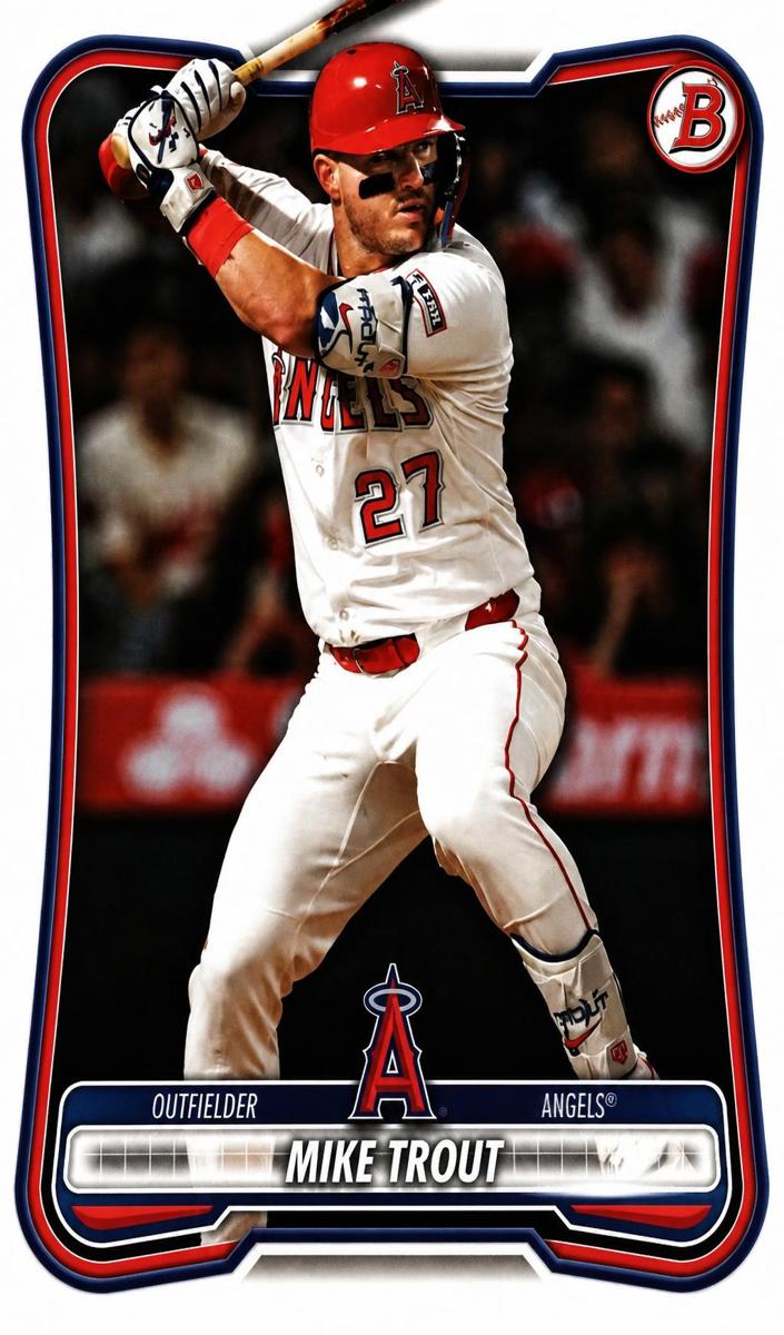 Mike Trout 2026 Bowman Baseball card