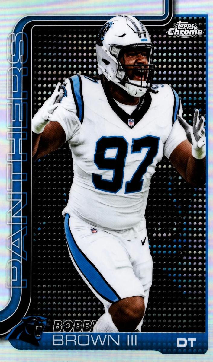 Bobby Brown III 2025 Topps Chrome Football card
