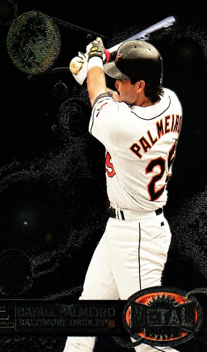 1997 Metal Universe Rafael Palmeiro #7 card